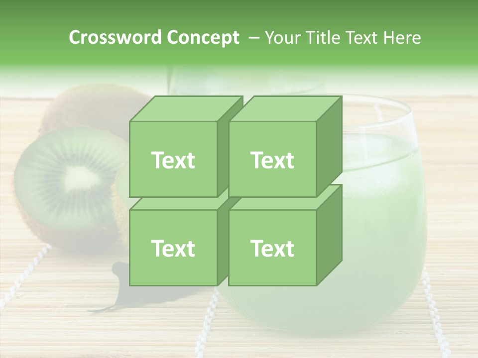 Fruit Tasty Cocktail PowerPoint Template