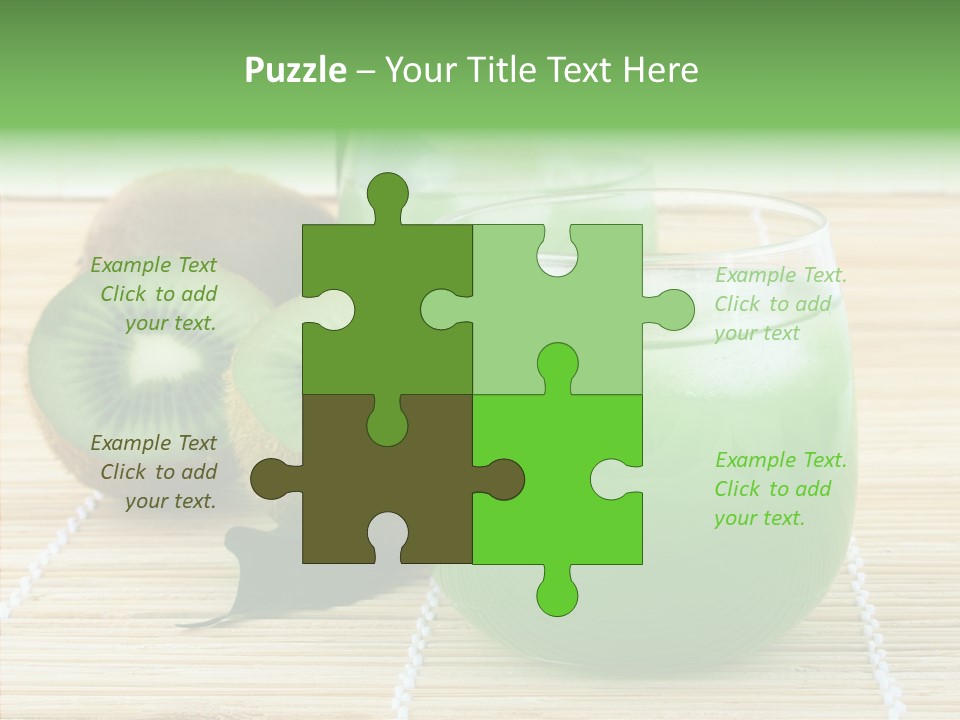 Fruit Tasty Cocktail PowerPoint Template