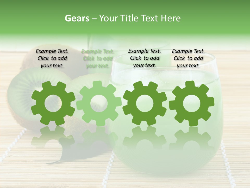 Fruit Tasty Cocktail PowerPoint Template