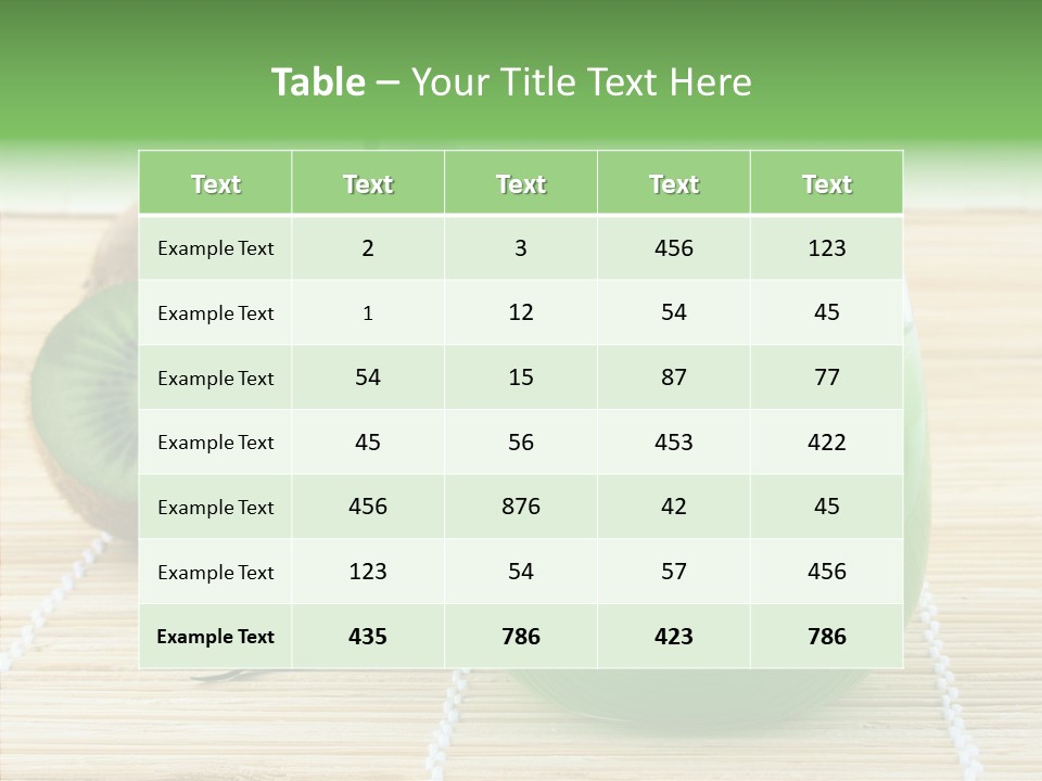 Fruit Tasty Cocktail PowerPoint Template
