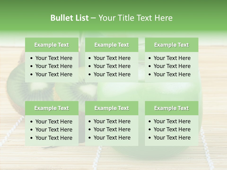 Fruit Tasty Cocktail PowerPoint Template