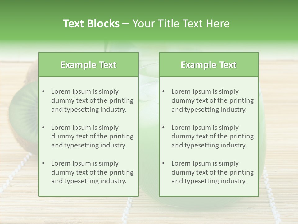 Fruit Tasty Cocktail PowerPoint Template