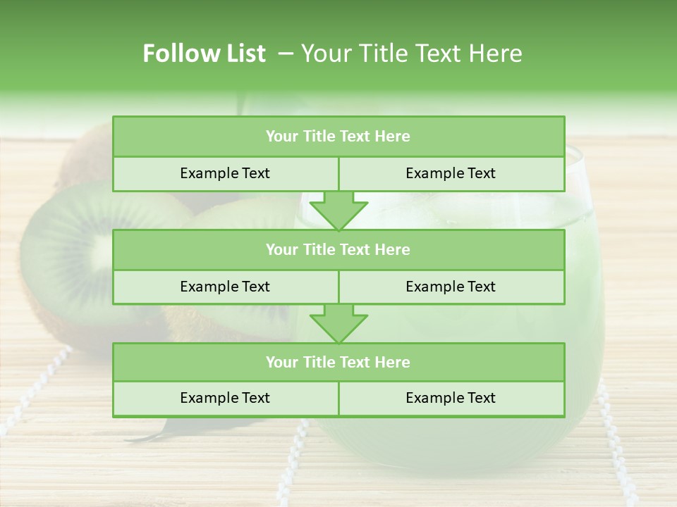 Fruit Tasty Cocktail PowerPoint Template