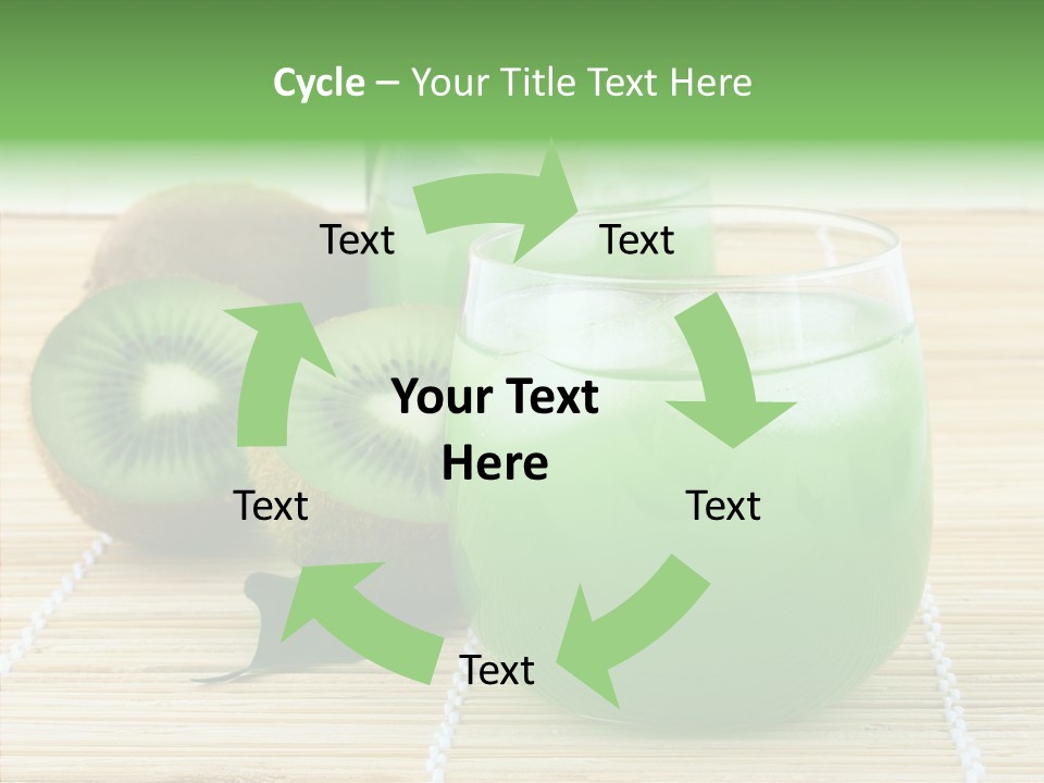 Fruit Tasty Cocktail PowerPoint Template