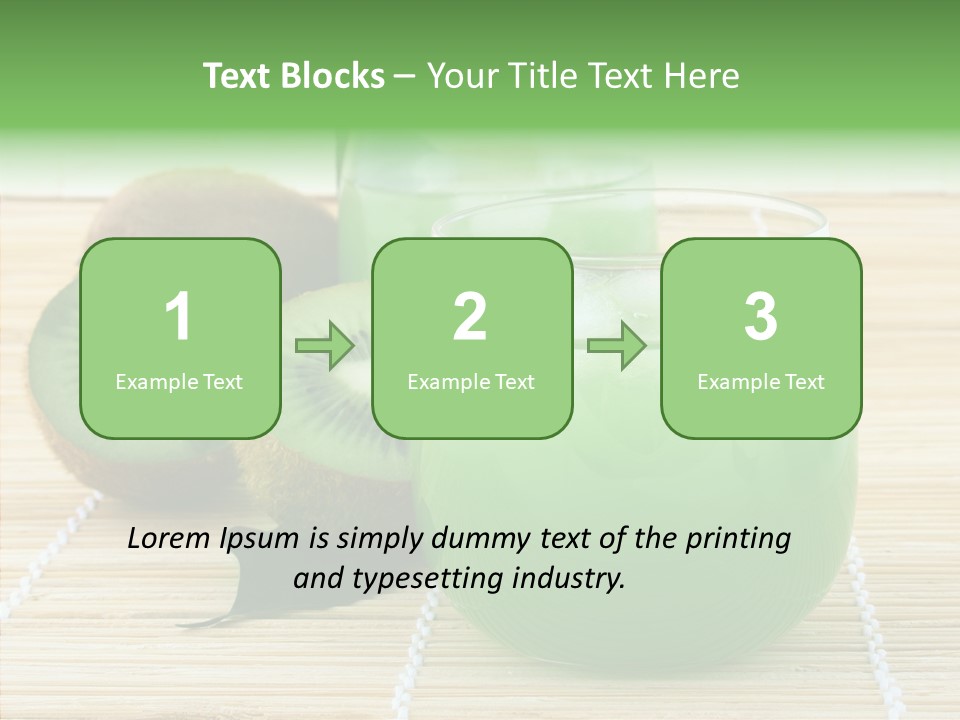 Fruit Tasty Cocktail PowerPoint Template
