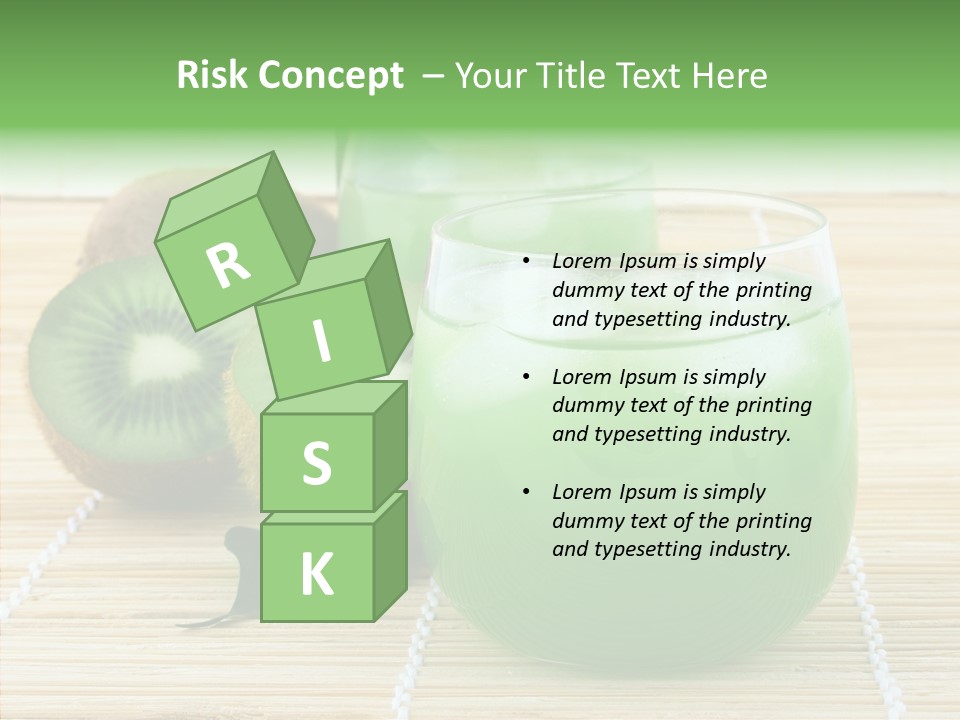 Fruit Tasty Cocktail PowerPoint Template