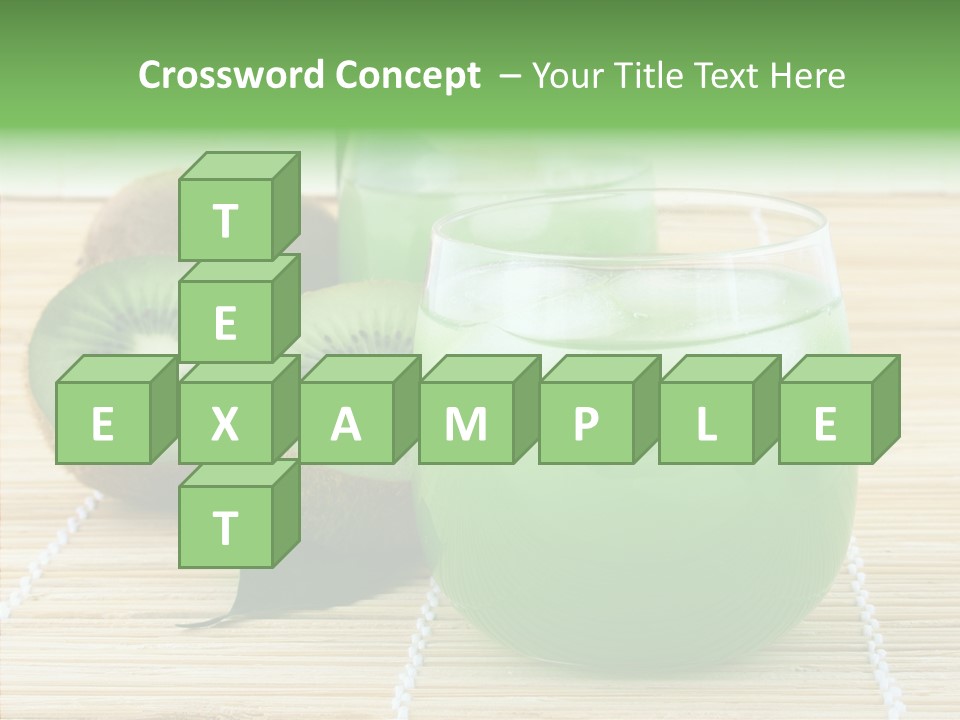 Fruit Tasty Cocktail PowerPoint Template