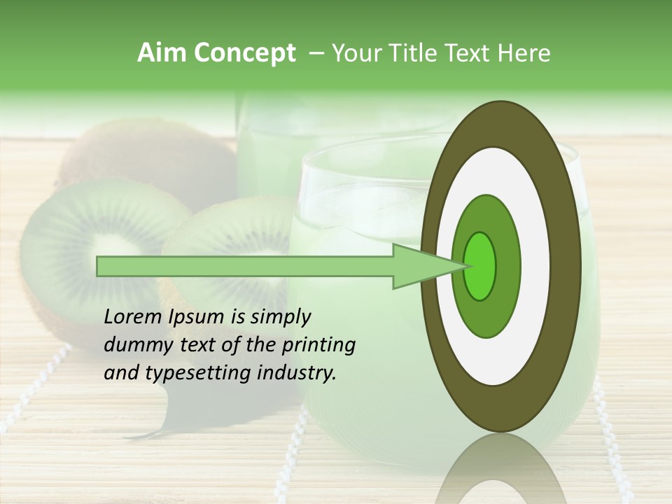 Fruit Tasty Cocktail PowerPoint Template