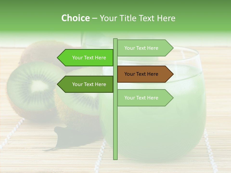 Fruit Tasty Cocktail PowerPoint Template