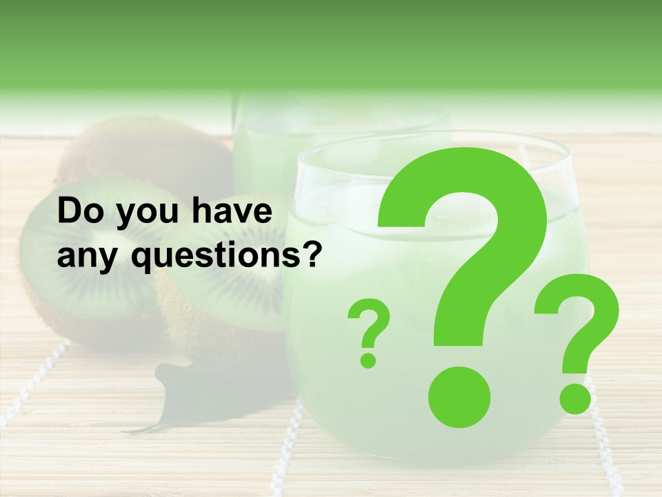 Fruit Tasty Cocktail PowerPoint Template