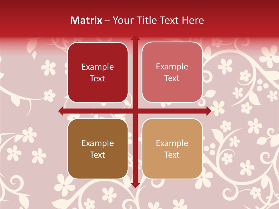 Light Graphic Plant PowerPoint Template