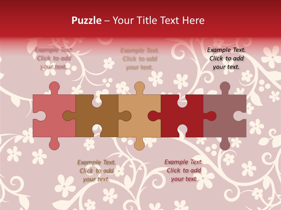 Light Graphic Plant PowerPoint Template