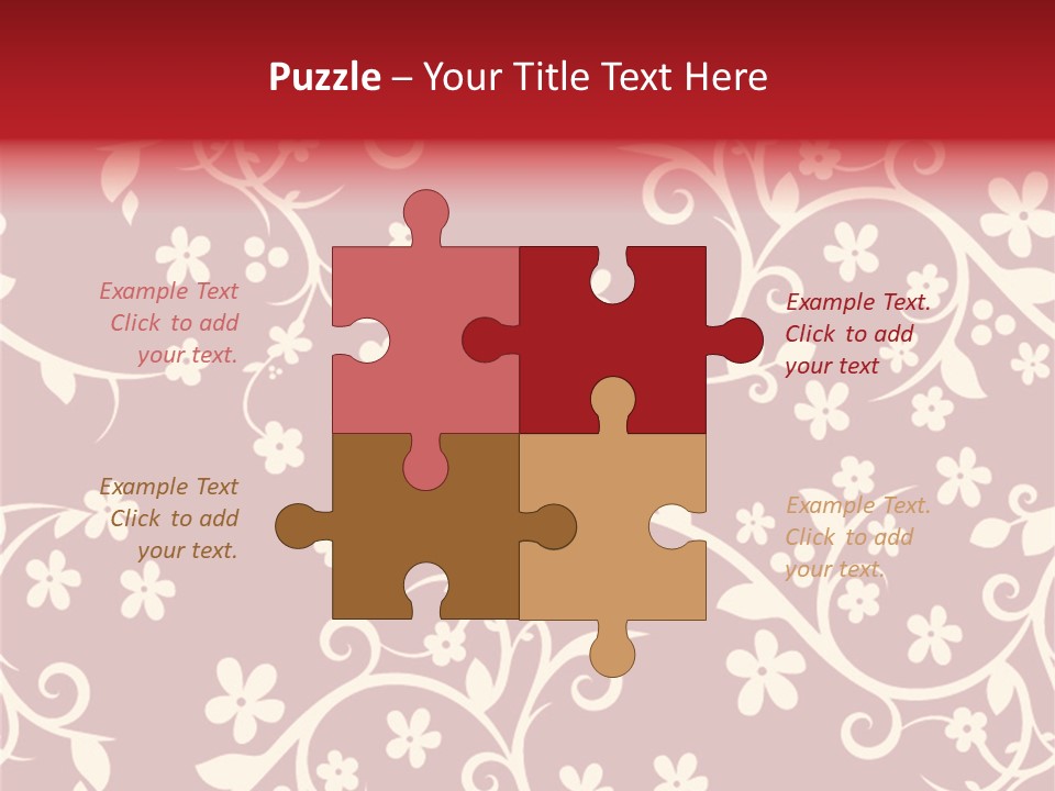 Light Graphic Plant PowerPoint Template