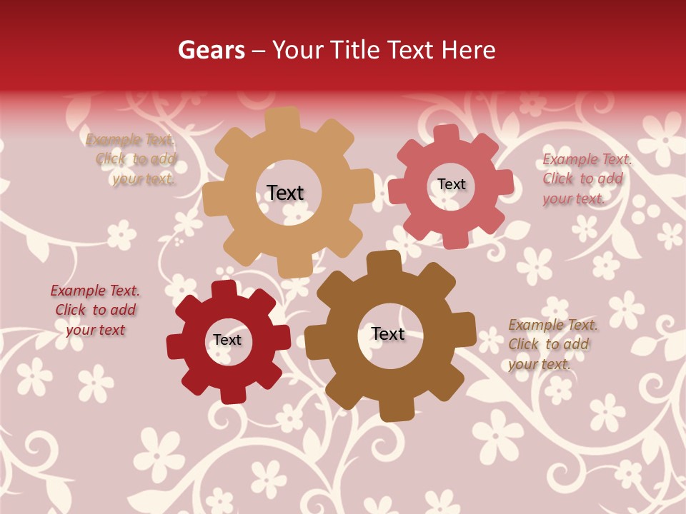 Light Graphic Plant PowerPoint Template