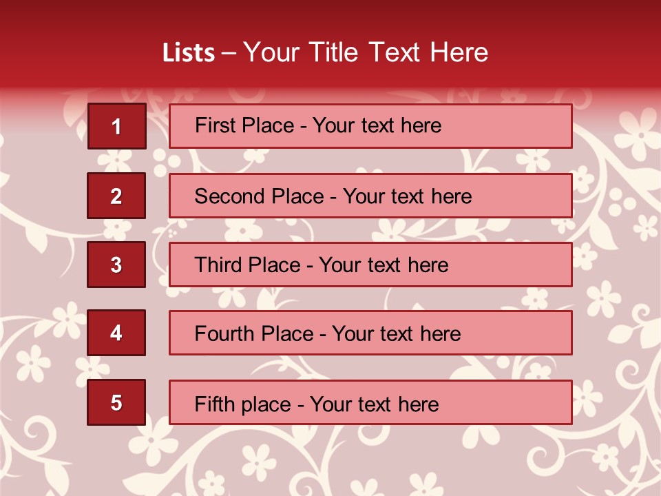 Light Graphic Plant PowerPoint Template