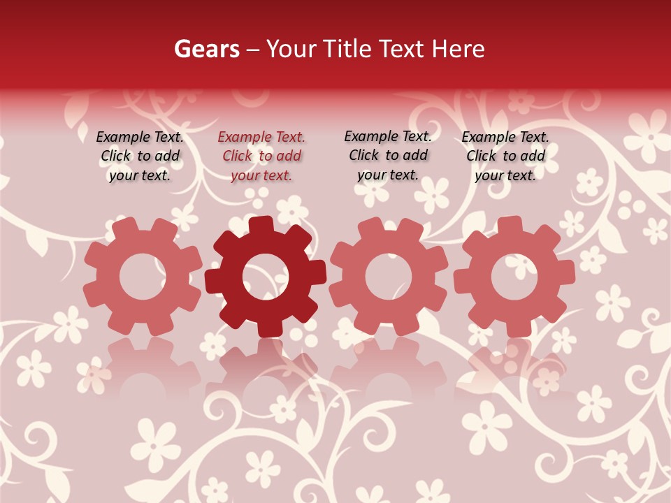 Light Graphic Plant PowerPoint Template