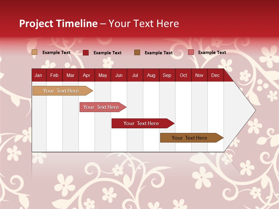 Light Graphic Plant PowerPoint Template