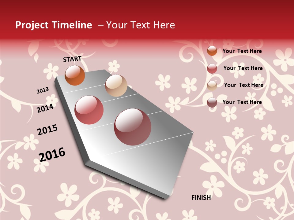 Light Graphic Plant PowerPoint Template