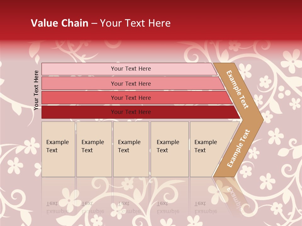 Light Graphic Plant PowerPoint Template