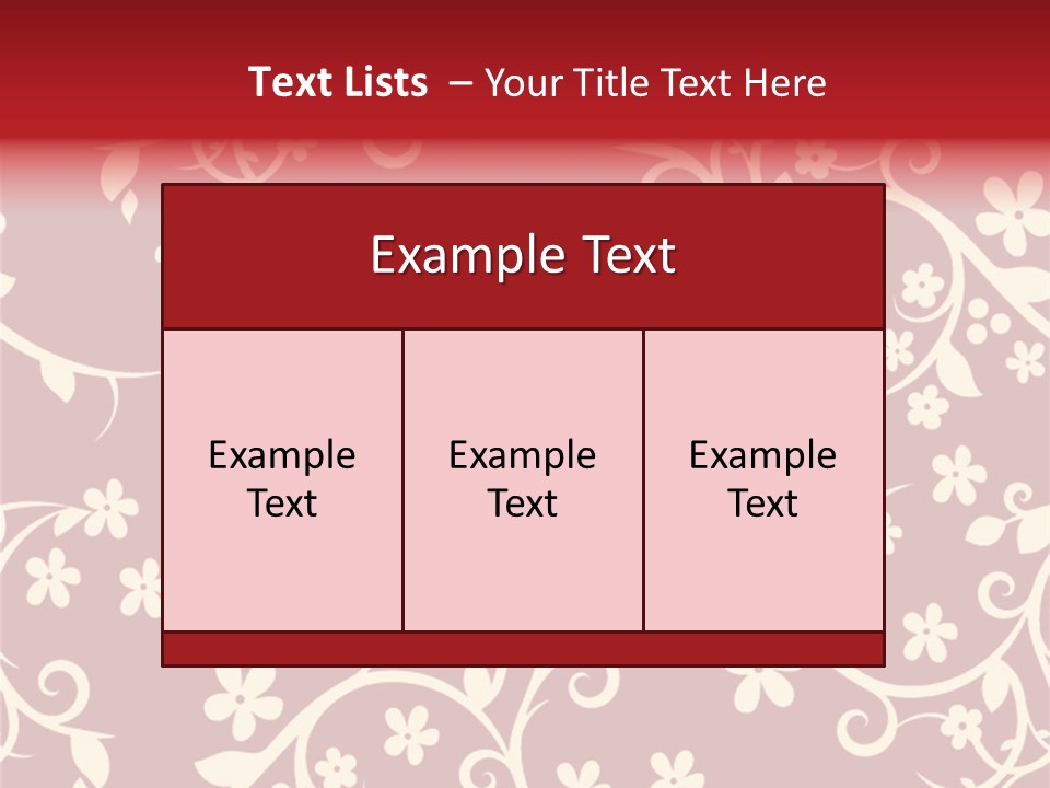 Light Graphic Plant PowerPoint Template