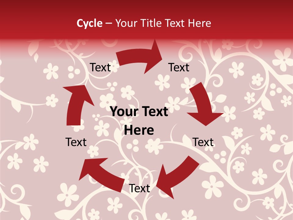 Light Graphic Plant PowerPoint Template
