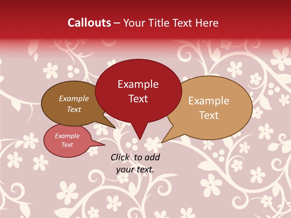 Light Graphic Plant PowerPoint Template