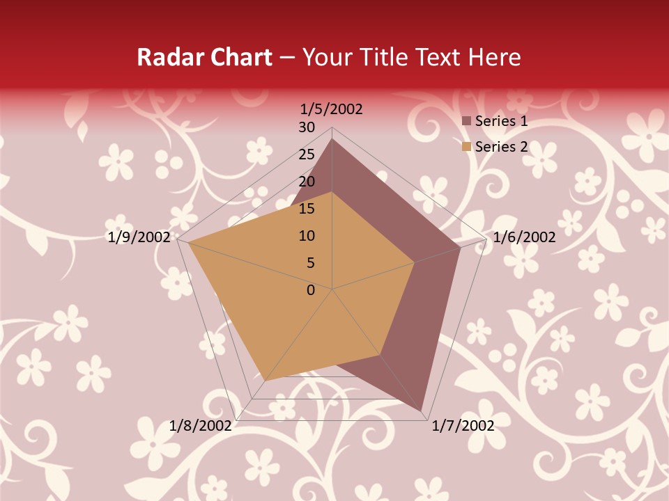 Light Graphic Plant PowerPoint Template