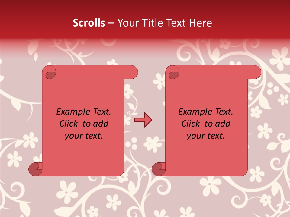 Light Graphic Plant PowerPoint Template