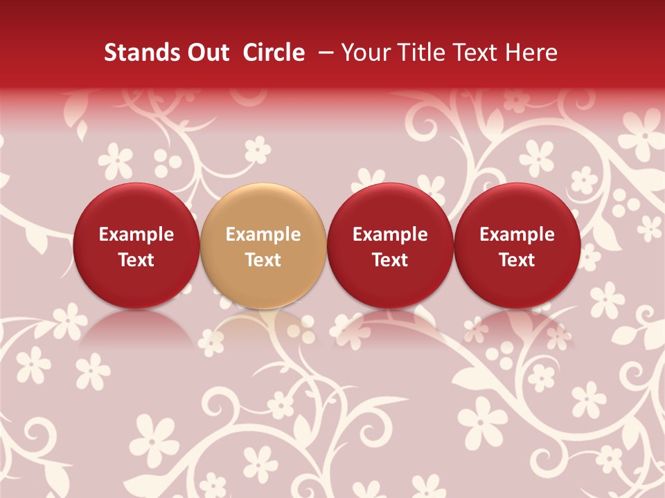 Light Graphic Plant PowerPoint Template