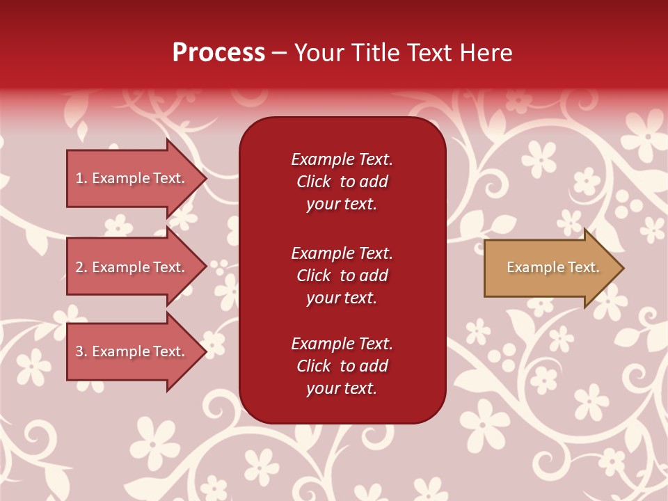 Light Graphic Plant PowerPoint Template