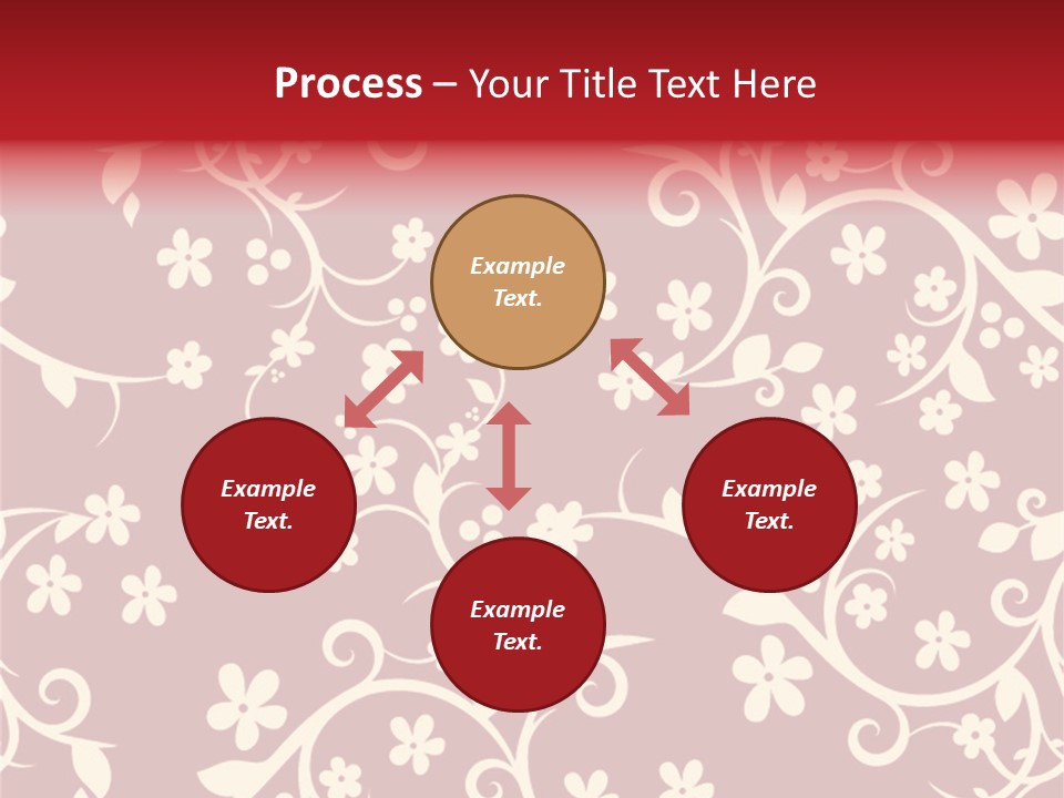 Light Graphic Plant PowerPoint Template