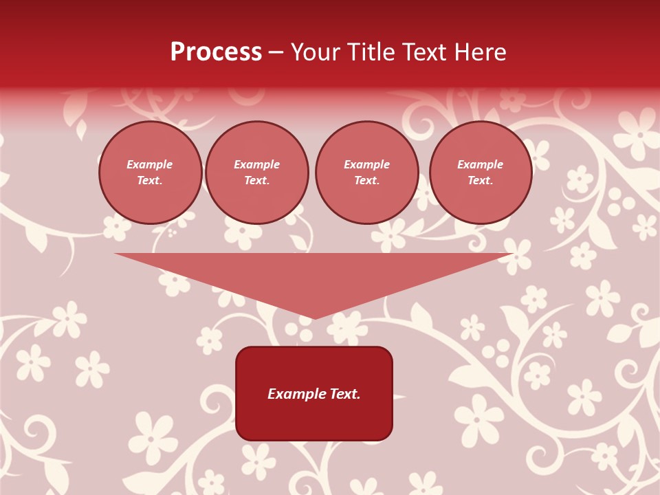 Light Graphic Plant PowerPoint Template