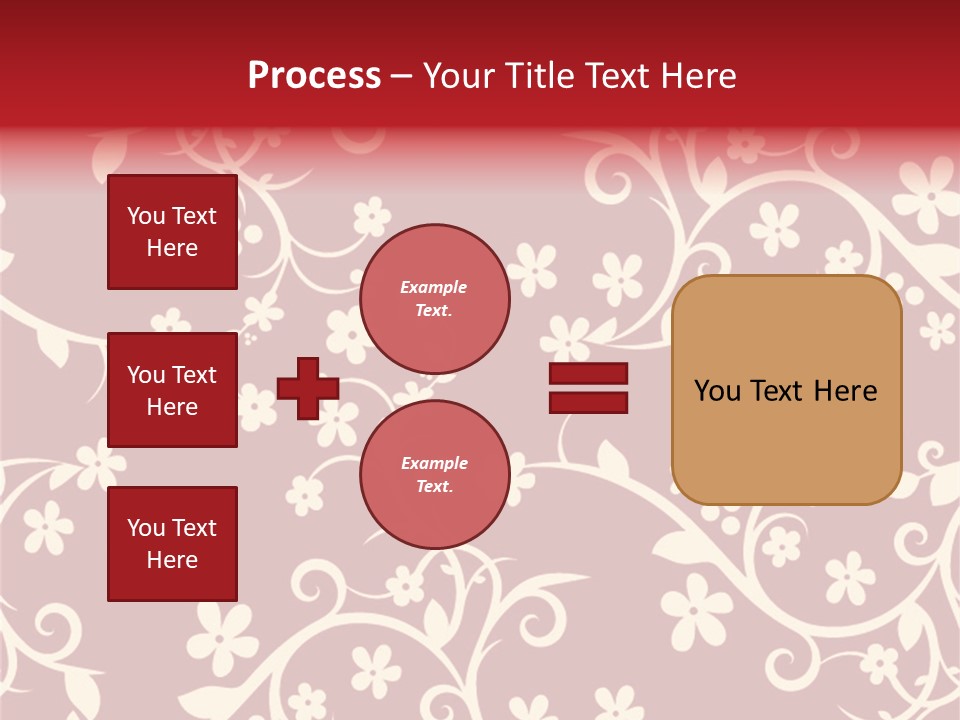 Light Graphic Plant PowerPoint Template
