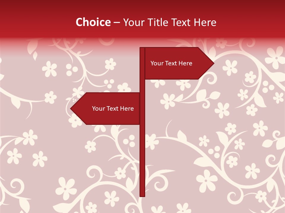 Light Graphic Plant PowerPoint Template