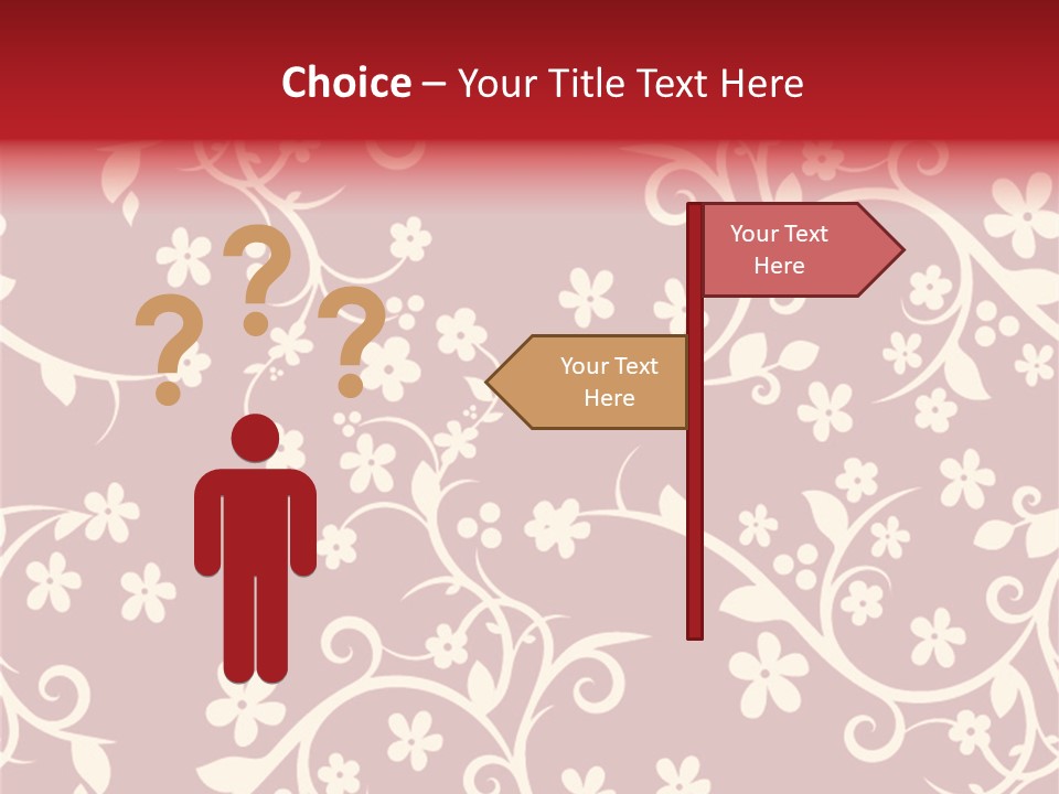 Light Graphic Plant PowerPoint Template