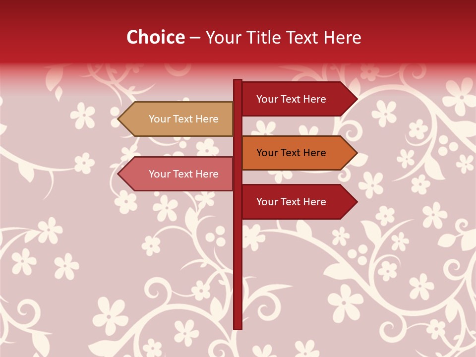 Light Graphic Plant PowerPoint Template