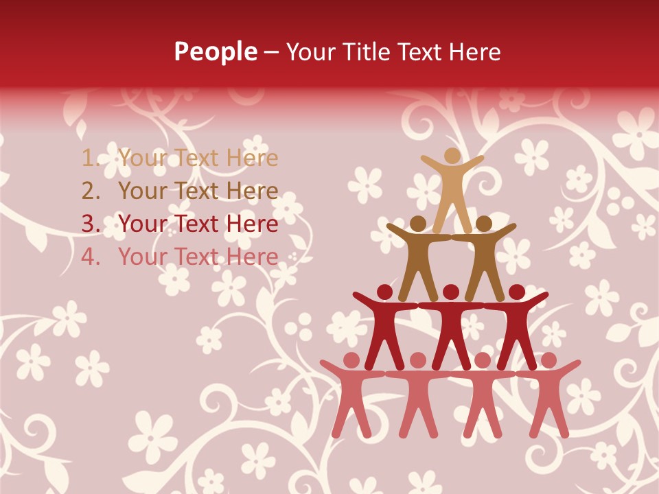 Light Graphic Plant PowerPoint Template