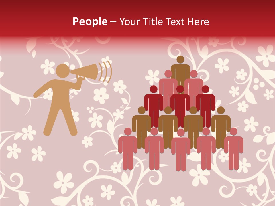 Light Graphic Plant PowerPoint Template