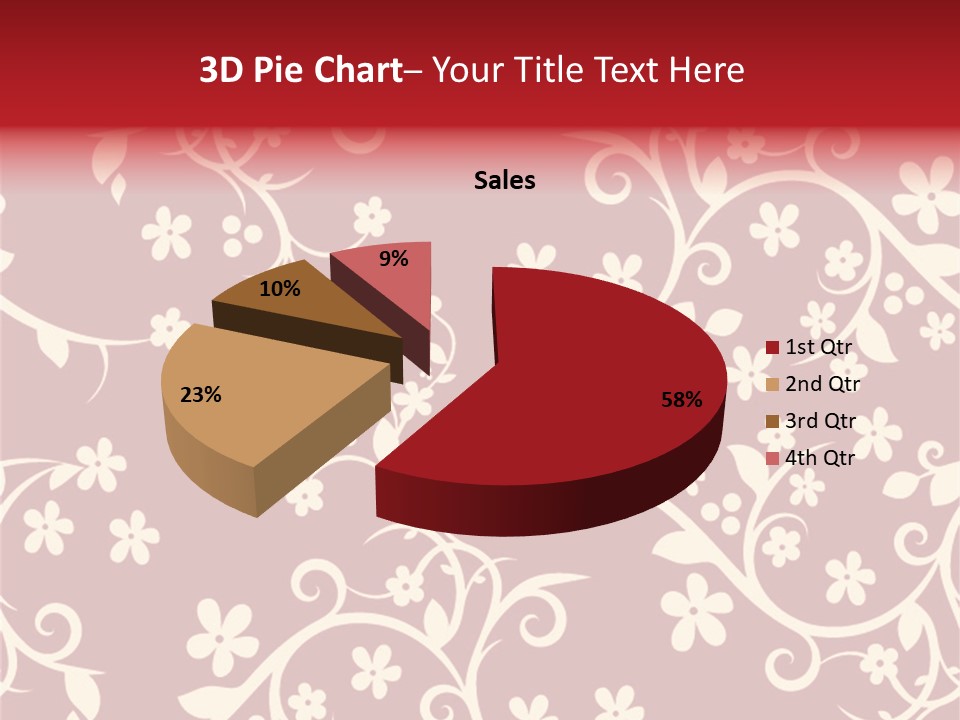Light Graphic Plant PowerPoint Template