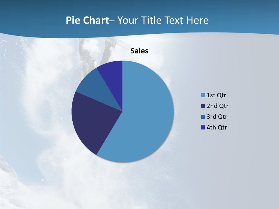 Skier Boy Speed PowerPoint Template
