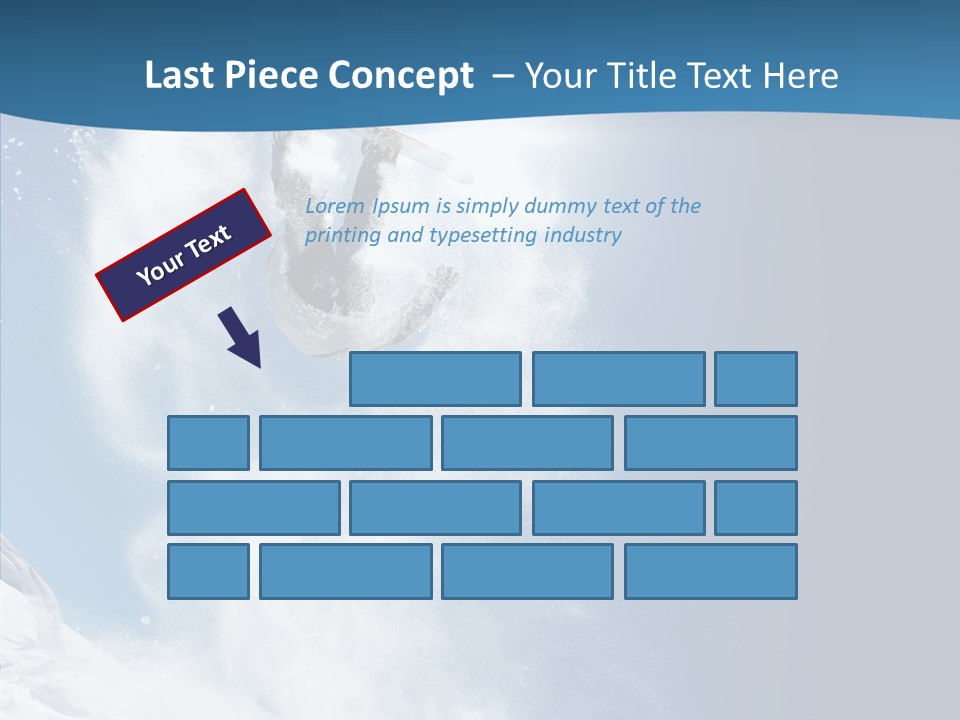 Skier Boy Speed PowerPoint Template