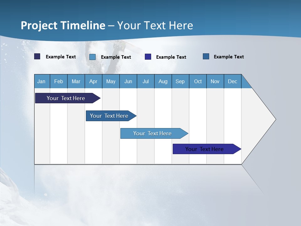 Skier Boy Speed PowerPoint Template