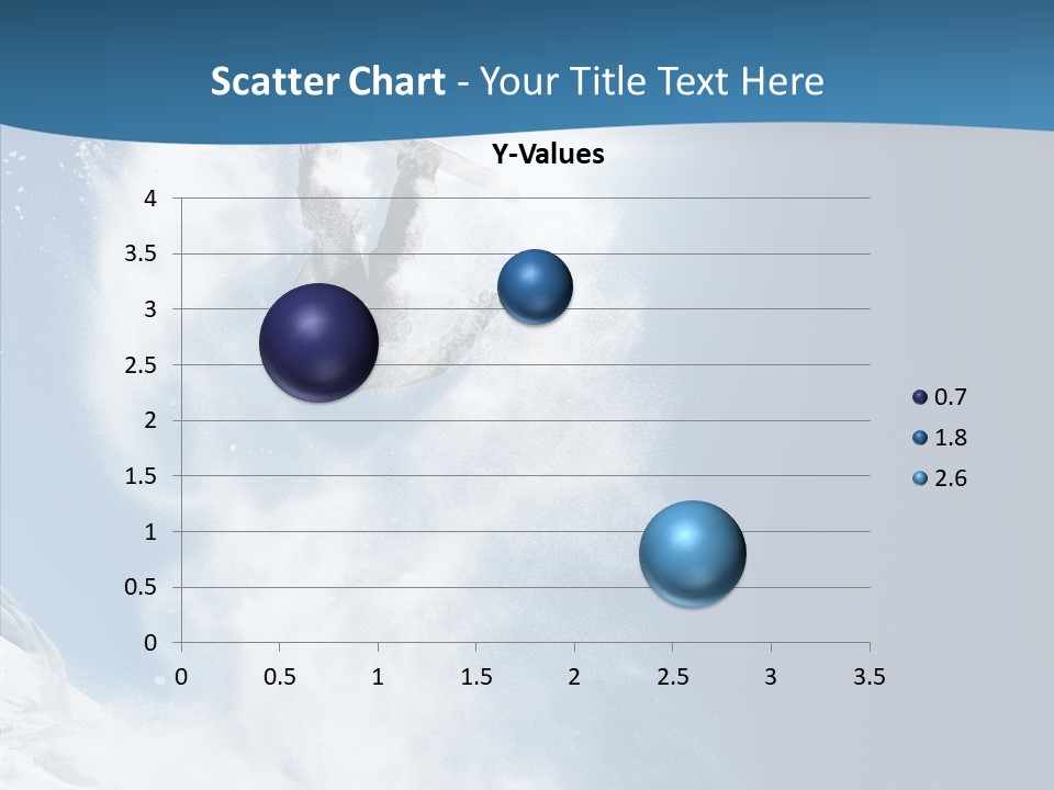 Skier Boy Speed PowerPoint Template