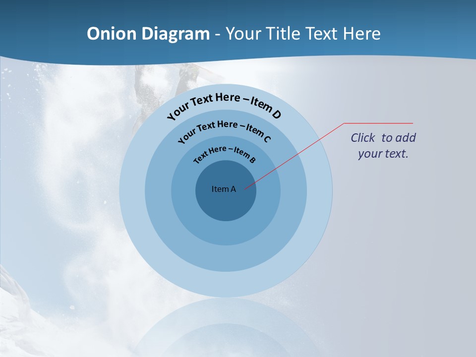 Skier Boy Speed PowerPoint Template