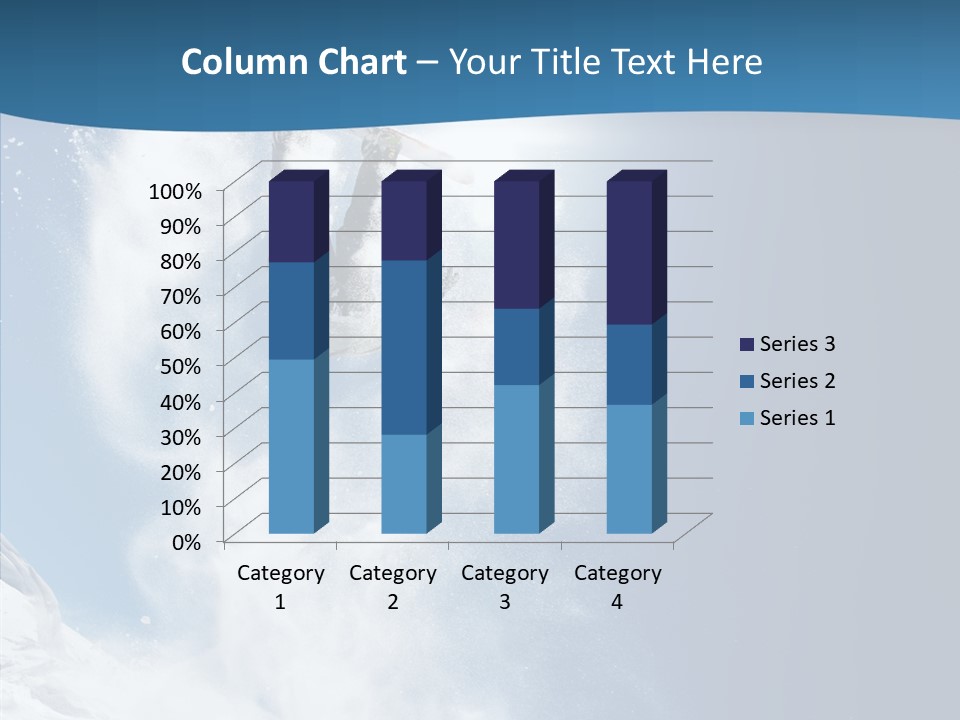 Skier Boy Speed PowerPoint Template