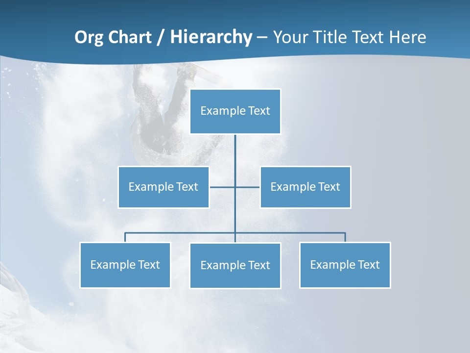 Skier Boy Speed PowerPoint Template