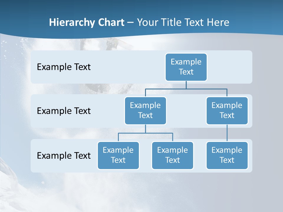 Skier Boy Speed PowerPoint Template