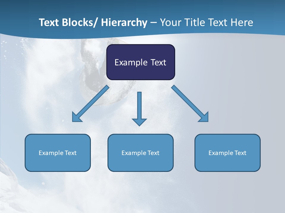 Skier Boy Speed PowerPoint Template