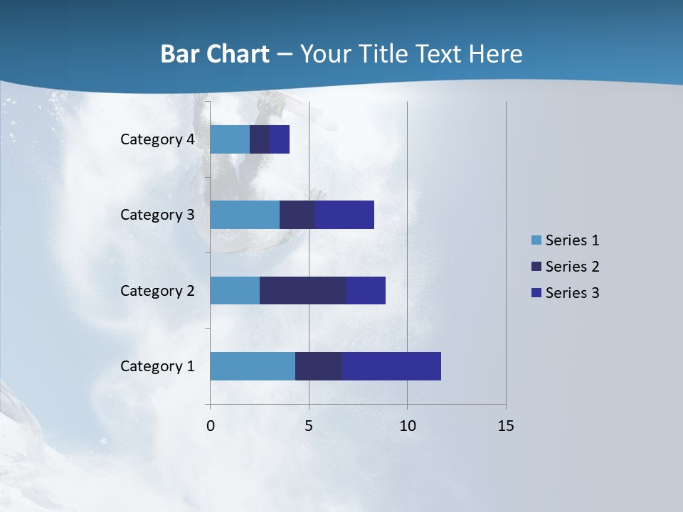 Skier Boy Speed PowerPoint Template