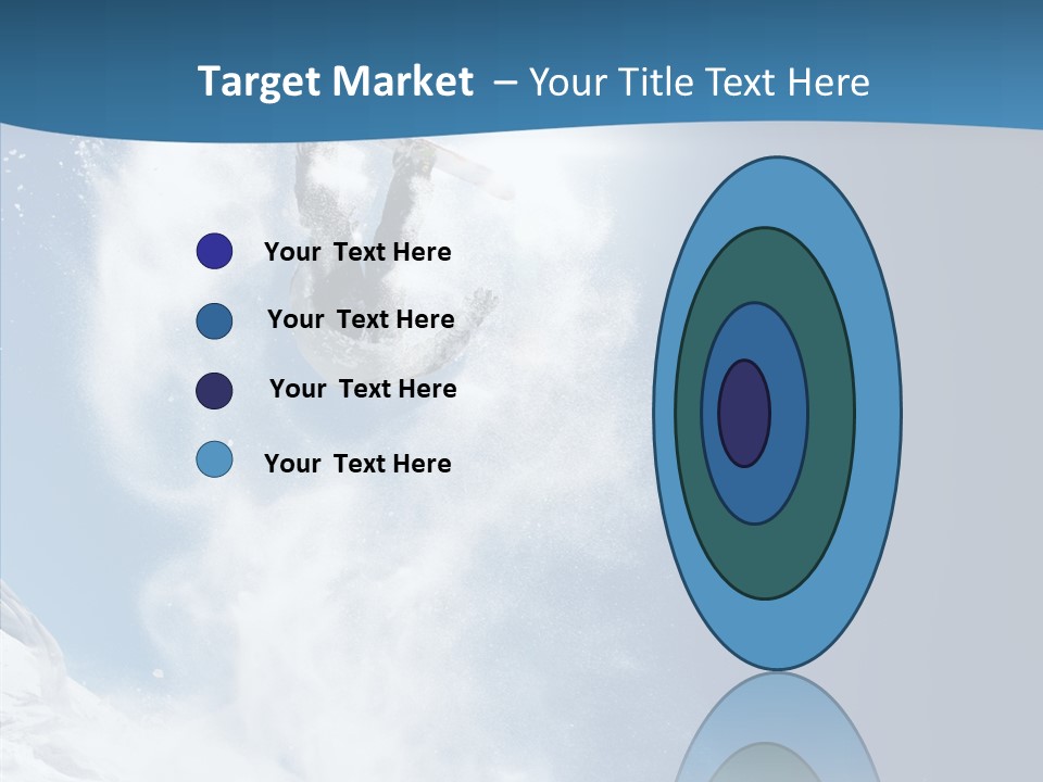 Skier Boy Speed PowerPoint Template